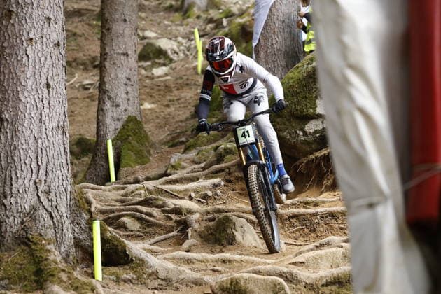 28.08.2026, Daolasa di Commezzadura, Black Snake, 2026 UCI MTB World Championship, WM, Weltmeisterschaft Men Junior s Qualifications DHI (downhill) Yanis Näf 41 (SUI) Daolasa di Commezzadura Black Snake Trento Italy Copyright: xJustPictures.ch FrancescoxMinghettix jp-en-FrMi-_NG_1479