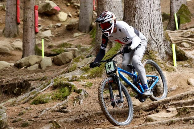 28.08.2026, Daolasa di Commezzadura, Black Snake, 2026 UCI MTB World Championship, WM, Weltmeisterschaft Men Junior s Qualifications DHI (downhill) Yanis Näf 41 (SUI) Daolasa di Commezzadura Black Snake Trento Italy Copyright: xJustPictures.ch FrancescoxMinghettix jp-en-FrMi-_NG_1481