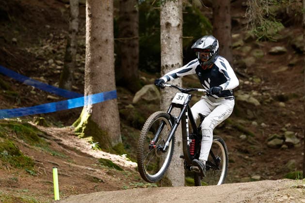 28.08.2026, Daolasa di Commezzadura, Black Snake, 2026 UCI MTB World Championship, WM, Weltmeisterschaft Men Junior s Qualifications DHI (downhill) Sterling Stevens-McNab 31 (NZL) Daolasa di Commezzadura Black Snake Trento Italy Copyright: xJustPictures.ch FrancescoxMinghettix jp-en-FrMi-_NG_1494