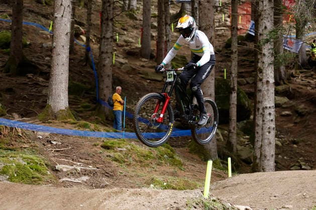 28.08.2026, Daolasa di Commezzadura, Black Snake, 2026 UCI MTB World Championship, WM, Weltmeisterschaft Men Junior s Qualifications DHI (downhill) Rhys Wellings 27 (AUS) Daolasa di Commezzadura Black Snake Trento Italy Copyright: xJustPictures.ch FrancescoxMinghettix jp-en-FrMi-_NG_1505