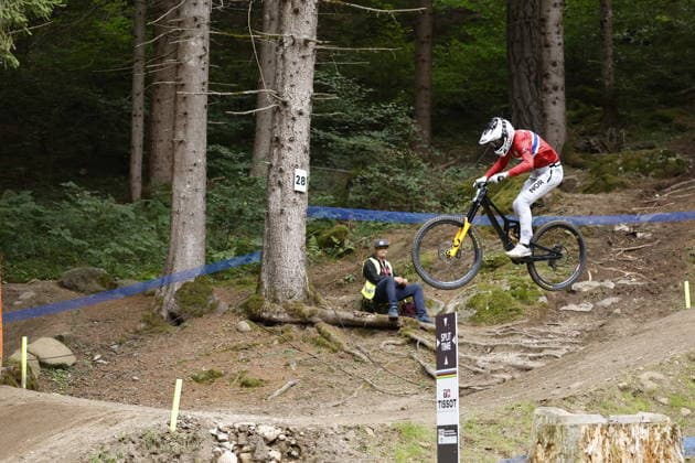 28.08.2026, Daolasa di Commezzadura, Black Snake, 2026 UCI MTB World Championship, WM, Weltmeisterschaft Men Junior s Qualifications DHI (downhill) Nicolai Grip Haglev 26 (NOR) Daolasa di Commezzadura Black Snake Trento Italy Copyright: xJustPictures.ch FrancescoxMinghettix jp-en-FrMi-_NG_1510