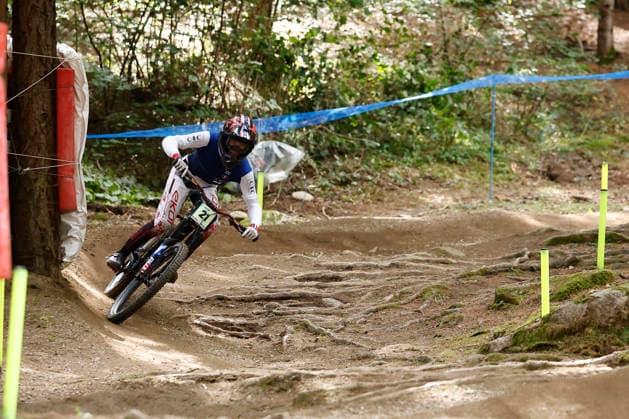 28.08.2026, Daolasa di Commezzadura, Black Snake, 2026 UCI MTB World Championship, WM, Weltmeisterschaft Men Junior s Qualifications DHI (downhill) LÃ o Godin 21 (FRA) Daolasa di Commezzadura Black Snake Trento Italy Copyright: xJustPictures.ch FrancescoxMinghettix jp-en-FrMi-_NG_1525