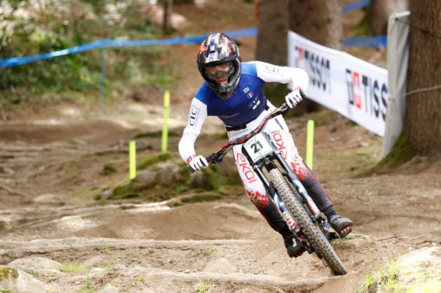 28.08.2026, Daolasa di Commezzadura, Black Snake, 2026 UCI MTB World Championship, WM, Weltmeisterschaft Men Junior s Qualifications DHI (downhill) LÃ o Godin 21 (FRA) Daolasa di Commezzadura Black Snake Trento Italy Copyright: xJustPictures.ch FrancescoxMinghettix jp-en-FrMi-_NG_1532