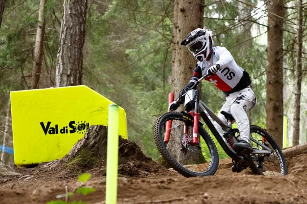 28.08.2026, Daolasa di Commezzadura, Black Snake, 2026 UCI MTB World Championship, WM, Weltmeisterschaft Men Junior s Qualifications DHI (downhill) NoÃ Forlin 10 (SUI) Daolasa di Commezzadura Black Snake Trento Italy Copyright: xJustPictures.ch FrancescoxMinghettix jp-en-FrMi-_NG_1593
