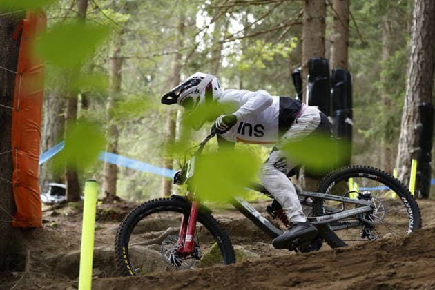 28.08.2026, Daolasa di Commezzadura, Black Snake, 2026 UCI MTB World Championship, WM, Weltmeisterschaft Men Junior s Qualifications DHI (downhill) NoÃ Forlin 10 (SUI) Daolasa di Commezzadura Black Snake Trento Italy Copyright: xJustPictures.ch FrancescoxMinghettix jp-en-FrMi-_NG_1598