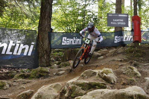 28.08.2026, Daolasa di Commezzadura, Black Snake, 2026 UCI MTB World Championship, WM, Weltmeisterschaft Men Junior s Qualifications DHI (downhill) Luke Mallen 8 (USA) Daolasa di Commezzadura Black Snake Trento Italy Copyright: xJustPictures.ch FrancescoxMinghettix jp-en-FrMi-_NG_1603