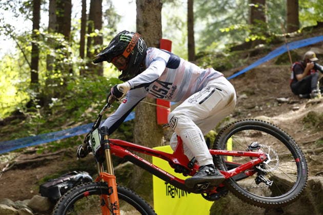 28.08.2026, Daolasa di Commezzadura, Black Snake, 2026 UCI MTB World Championship, WM, Weltmeisterschaft Men Junior s Qualifications DHI (downhill) Luke Mallen 8 (USA) Daolasa di Commezzadura Black Snake Trento Italy Copyright: xJustPictures.ch FrancescoxMinghettix jp-en-FrMi-_NG_1608
