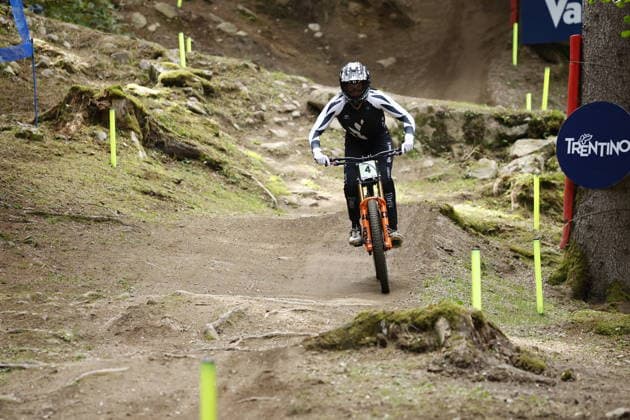 28.08.2026, Daolasa di Commezzadura, Black Snake, 2026 UCI MTB World Championship, WM, Weltmeisterschaft Men Junior s Qualifications DHI (downhill) Malik Boatwright 4 (NZL) Daolasa di Commezzadura Black Snake Trento Italy Copyright: xJustPictures.ch FrancescoxMinghettix jp-en-FrMi-_NG_1616