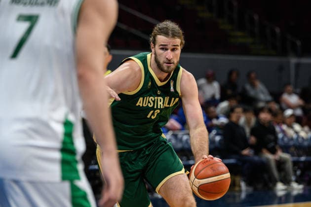 August 28, 2026, Manilla, Manila, Philippines: Australia s Sam FROLING in action. Australia vs Syria in their Group E match of the FIBA Basketball World Cup Qualifiers at the Mall of Asia Arena, Manila, Philippines on Friday 28 August 2026. FIBA World Cup Basketball Asian Qualifiers  - ZUMAr144 20260828_zap_r144_015 Copyright: xJaynexRussellx