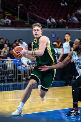 August 28, 2026, Manilla, Manila, Philippines: Australia s Luke TRAVERS in action. Australia vs Syria in their Group E match of the FIBA Basketball World Cup Qualifiers at the Mall of Asia Arena, Manila, Philippines on Friday 28 August 2026. Manilla Philippines - ZUMAr144 20260828_zap_r144_026 Copyright: xJaynexRussellx