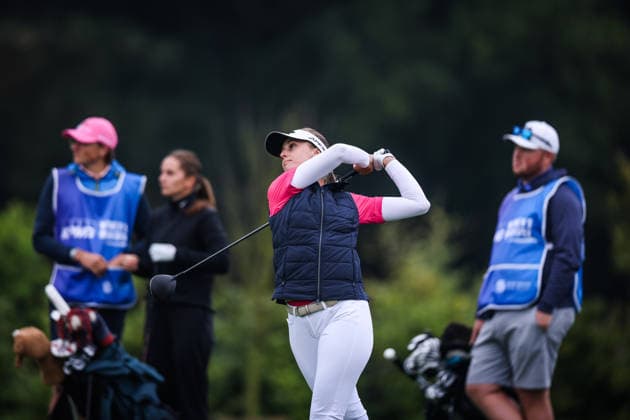 2026 KPMG Women s Irish Open, The K Club, Kildare 28 8 2026 Verena Gimmy of Germany tees off on the 1st Verena Gimmy tees off on the 1st 28 8 2026  Copyright: xx RDR_1619