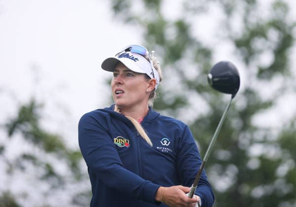 2026 KPMG Women s Irish Open, The K Club, Kildare 28 8 2026 Casandra Alexander of South Africa tees off on the 18th Casandra Alexander tees off on the 18th 28 8 2026  Copyright: xx RDR_2423