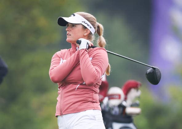 2026 KPMG Women s Irish Open, The K Club, Kildare 28 8 2026 Kajsa Arwefjall of Sweden tees off on the 1st Kajsa Arwefjall tees off on the 1st 28 8 2026  Copyright: xx RDR_2739