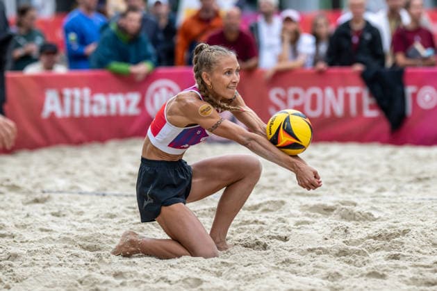 RECORD DATE NOT STATED German Beach Championship - Deutsche Beachvolleyball Meisterschaft Dortmund, Germany 28.08.2026 DORTMUND, GERMANY - AUGUST 28: Paula Schürholz (Player 2, Eintracht Spontent) during the German Beach Championship - Deutsche Beachvolleyball Meisterschaft at Dortmund on August 28, 2026 in Dortmund, Germany. Copyright: xBEAUTIFULxSPORTS PeterxWeberx