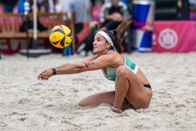 RECORD DATE NOT STATED German Beach Championship - Deutsche Beachvolleyball Meisterschaft Dortmund, Germany 28.08.2026 DORTMUND, GERMANY - AUGUST 28: Sophia Neuß (Player 2, Eintracht Spontent) during the German Beach Championship - Deutsche Beachvolleyball Meisterschaft at Dortmund on August 28, 2026 in Dortmund, Germany. Copyright: xBEAUTIFULxSPORTS PeterxWeberx