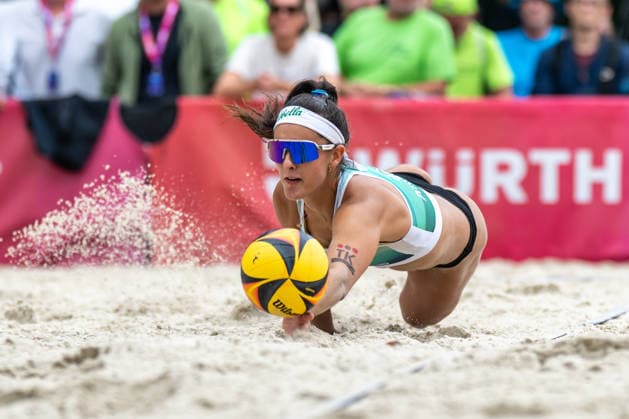 RECORD DATE NOT STATED German Beach Championship - Deutsche Beachvolleyball Meisterschaft Dortmund, Germany 28.08.2026 DORTMUND, GERMANY - AUGUST 28: Sophia Neuß (Player 2, Eintracht Spontent) during the German Beach Championship - Deutsche Beachvolleyball Meisterschaft at Dortmund on August 28, 2026 in Dortmund, Germany. Copyright: xBEAUTIFULxSPORTS PeterxWeberx