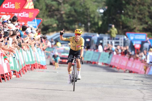 28-08-2026 Vuelta A Espana; Tappa 07 Vall D alba - Valdelinares; 2026, Uno X - Mobility; Johannessen, Tobias Halland; Re, Harald Di Novergia; Valdelinares; 