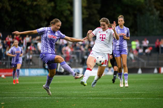 COLOGNE, GERMANY - 28 AUGUST, 2026: Taylor Ziemer - The football match 1. FC Koeln v TSG 1899 Hoffenheim - Google Pixel Frauen-Bundesliga at Franz-Kremer-Stadion.  Copyright: xVitaliixKliuievx