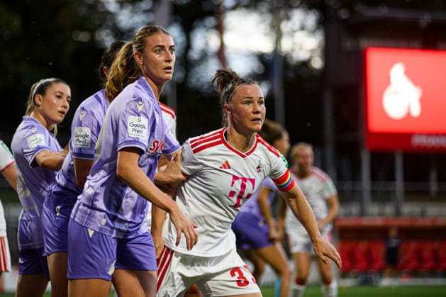COLOGNE, GERMANY - 28 AUGUST, 2026: Marina Hegering - The football match 1. FC Koeln v TSG 1899 Hoffenheim - Google Pixel Frauen-Bundesliga at Franz-Kremer-Stadion.  Copyright: xVitaliixKliuievx