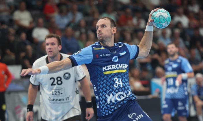 Stuttgart , Handball Opel-HBL , TVB Stuttgart vs. Bergischer HC , Kai Häfner ( TVB )