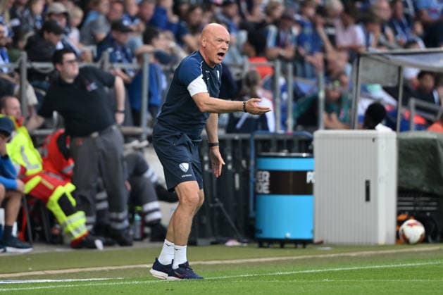 Trainer Uwe Rösler (VfL Bochum) 28.08.2026, Fussball 2. Bundesliga, Saison 2026 2027, 3. Spieltag, VfL Bochum - VfL Osnabrück DFL regulations prohibit any use of photographs as image sequences and or quasi-video Bochum Vonovia Ruhrstadion Nordrhein Westfalen Deutschland *** Coach Uwe Rösler, VfL Bochum, August 28, 2026; Soccer, 2. Bundesliga, 2026–2027 season, Matchday 3, VfL Bochum vs. VfL Osnabrück. DFL regulations prohibit any use of photographs as image sequences and or quasi-video. Bochum, Vonovia Ruhrstadion, North Rhine-Westphalia, Germany Team2