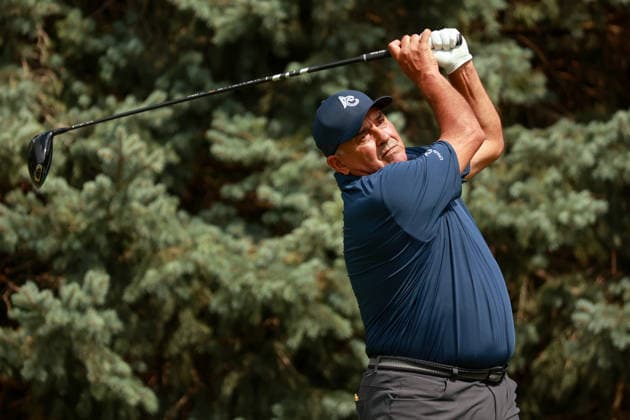 The Ally Challenge GRAND BLANC,MICHIGAN-AUGUST 28: Angel Cabrera of Argentina hits from the 2nd tee during the first round of The Ally Challenge presented by McLaren at Warwick Hills Golf & Country Club, Grand Blanc, MI, USA Friday, August 28, 2026. Grand Blanc Michigan United States  Copyright: xAmyxLemusx originalFilename:lemus-theallyc260828_npVbo.jpg