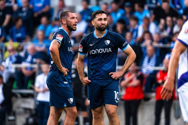 Deutschland: 2. Bundesliga 2026 2027 3. Spieltag, VfL Bochum vs. VfL Osnabrück Freitag, 28.08.2026 Vonovia Ruhr Stadion, Nordrhein-Westfalen. Berkan Taz (VfL Bochum, 10) Maximilian Wittek (VfL Bochum, 32) *** Germany 2. Bundesliga 2026–2027, Matchday 3, VfL Bochum vs. VfL Osnabrück Friday, August 28, 2026 Vonovia Ruhr Stadium, North Rhine-Westphalia Berkan Taz (VfL Bochum), 10 Maximilian Wittek (VfL Bochum), 32 Copyright: xCelinaxLeiersx