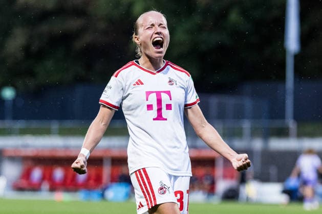 Google Pixel Frauen-Bundesliga, 1. FC Köln - TSG Hoffenheim; 28.08.2026 Jubel zum 1:0 durch Beke Sterner (1. FC Köln, 37), Tor, Torjubel Google Pixel Frauen-Bundesliga, 1. FC Köln - TSG Hoffenheim, Köln, Franz-Kremer-Stadion am 28.08.2026 DFB REGULATIONS PROHIBIT ANY USE OF PHOTOGRAPHS AS IMAGE SEQUENCES AND OR QUASI-VIDEO. *** Google Pixel Women s Bundesliga, 1. FC Köln vs. TSG Hoffenheim, August 28, 2026. Celebration of the 1–0 goal by Beke Sterner (1. FC Köln, 37 ), goal, goal celebration. Google Pixel Women s Bundesliga, 1 FC Köln vs. TSG Hoffenheim, Cologne, Franz Kremer Stadium on August 28, 2026. DFB regulations prohibit any use of photographs as image sequences and or quasi-video. Copyright: xBEAUTIFULxSPORTS Wunderlx