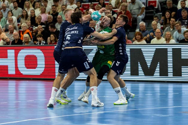Opel HBL: SG Flensburg-Handewitt vs ThSV Eisenach; 28.08.26 Opel HBL: SG Flensburg-Handewitt vs ThSV Eisenach, GGW Arena am 28.08.26 Copyright: xBEAUTIFULxSPORTS MarioxM.xKobergx
