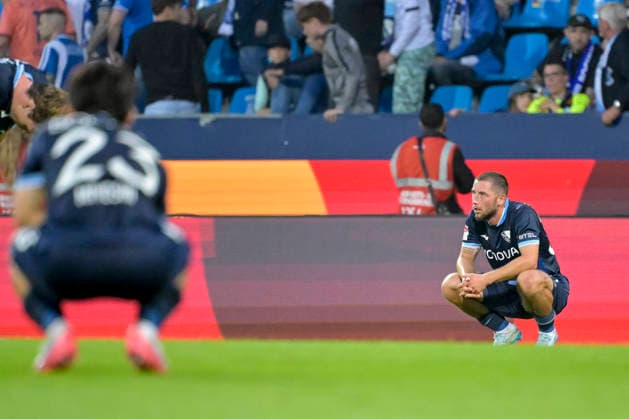 Maximilian Wittek (VfL Bochum) enttaeuscht waehrend des spiels der 2. Bundesliga zwischen VfL Bochum und VfL Osnabrueck, Vonovia Ruhrstadion am 28. August 2026 in Bochum, Deutschland. (Foto von Max Maiwald DeFodi Images) +++ Maximilian Wittek (VfL Bochum) looks dejected during the 2nd Bundesliga match between VfL Bochum and VfL Osnabrueck at Vonovia Ruhrstadion on August 28, 2026 in Bochum, Germany. (Photo by Max Maiwald DeFodi Images) DFB DFL REGULATIONS PROHIBIT ANY USE OF PHOTOGRAPHS AS IMAGE SEQUENCES AND OR QUASI-VIDEO. (Photo by Max Maiwald DeFodi Images) - *** Maximilian Wittek of VfL Bochum looks dejected during the 2. Bundesliga match between VfL Bochum and VfL Osnabrück at the Vonovia Ruhrstadion on August 28, 2026, in Bochum, Germany. Photo by Max Maiwald, DeFodi Images. Maximilian Wittek of VfL Bochum looks dejected during the 2nd Bundesliga match between VfL Bochum and VfL Osnabrück at Vonovia Ruhrstadion on August 28, 2026 in Bochum, Germany. Photo by Max Maiwald, DeFodi Images. DFB and DFL regulations prohibit any use of photographs as image sequences and or quasi-video. Photo by Max Maiwald, DeFodi Images.