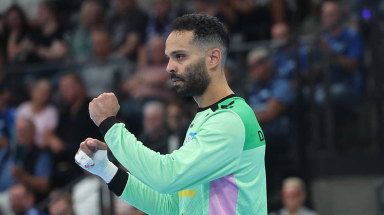 Stuttgart , Handball Opel-HBL , TVB Stuttgart vs. Bergischer HC , Mohamed El-Tayar ( TVB )