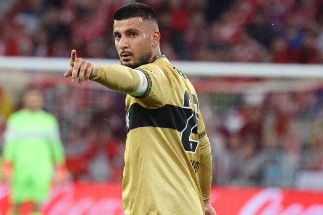 28.08.26 FC Bayern München - VfB Stuttgart Deutschland, München, 28.08.2026, Fussball, Bundesliga, Saison 2026 2027, FC Bayern München - VfB Stuttgart: Deniz Undav, VfB. *** August 28, 2026 FC Bayern Munich vs. VfB Stuttgart Germany, Munich, August 28, 2026, Soccer, Bundesliga, 2026–2027 Season, FC Bayern Munich vs. VfB Stuttgart Deniz Undav, VfB