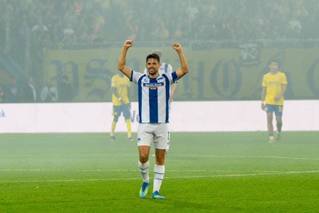 Josip Brekalo (Hertha BSC, 7) 28.08.2026, Eintracht Braunschweig vs Hertha BSC, Fussball, 2. Bundesliga, Eintracht Stadion, Braunschweig DFL regulations prohibit any use of photographs as image sequences and or quasi-video. *** Josip Brekalo, Hertha BSC, August 28, 2026, Eintracht Braunschweig vs. Hertha BSC, Soccer, 2. Bundesliga, Eintracht Stadium, Braunschweig. DFL regulations prohibit any use of photographs as image sequences and or quasi-video. Copyright: HMBxMedia xFinnxWeidmann