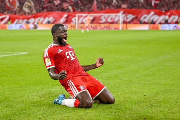 Dayot Upamecano (FC Bayern Muenchen) Torjubel, jubelt nach seinem treffer zum 1:0 waehrend des spiels der 1. Bundesliga zwischen FC Bayern Muenchen und VfB Stuttgart, Allianz Arena am 28. August 2026 in Muenchen, Deutschland. (Foto von Harry Langer DeFodi Images) +++ Dayot Upamecano (FC Bayern Muenchen) celebrates after scoring his team s first goal during the Bundesliga match between FC Bayern Muenchen and VfB Stuttgart at Allianz Arena on August 28, 2026 in Munich, Germany. (Photo by Harry Langer DeFodi Images) DFB DFL REGULATIONS PROHIBIT ANY USE OF PHOTOGRAPHS AS IMAGE SEQUENCES AND OR QUASI-VIDEO. (Photo by Harry Langer DeFodi Images) DFB DFL REGULATIONS PROHIBIT ANY USE OF PHOTOGRAPHS AS IMAGE SEQUENCES AND OR QUASI-VIDEO. - *** Dayot Upamecano of FC Bayern Munich celebrates after scoring his team s first goal, making the score 1–0, during the Bundesliga match between FC Bayern Munich and VfB Stuttgart, Allianz Arena on August 28, 2026, in Munich, Germany. Photo by Harry Langer, DeFodi Images. Dayot Upamecano of FC Bayern Munich celebrates after scoring his team’s first goal during the Bundesliga match between FC Bayern Munich and VfB Stuttgart at Allianz Arena on August 28, 2026 in Munich, Germany. Photo by Harry Langer, DeFodi Images. DFB and DFL regulations prohibit any use of photographs as image sequences and or quasi-video. Photo by Harry Langer, DeFodi Images. DFB and DFL regulations prohibit any use of photographs as imSEQUENCES AND OR QUASI-VIDEO