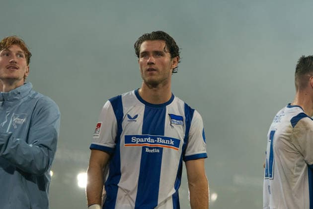 Linus Gechter (Hertha BSC, 44) 28.08.2026, Eintracht Braunschweig vs Hertha BSC, Fussball, 2. Bundesliga, Eintracht Stadion, Braunschweig DFL regulations prohibit any use of photographs as image sequences and or quasi-video. *** Linus Gechter, Hertha BSC, 44 28 08 2026, Eintracht Braunschweig vs. Hertha BSC, Soccer, 2. Bundesliga, Eintracht Stadium, Braunschweig. DFL regulations prohibit any use of photographs as image sequences and or quasi-video. Copyright: HMBxMedia xFinnxWeidmann