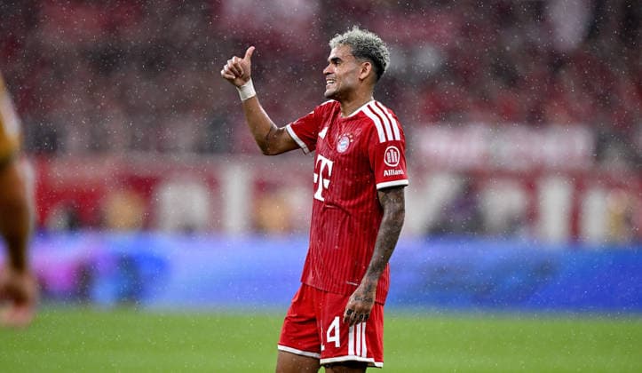Fussball 1. Bundesliga Saison 2026 2027 1. Spieltag 28.08.2026 FC Bayern Muenchen - VfB Stuttgart Luis Diaz (FC Bayern Muenchen) *** Soccer: Bundesliga Season 2026–2027, Matchday 1, August 28, 2026: FC Bayern Munich vs. VfB Stuttgart, Luis Diaz, FC Bayern Munich