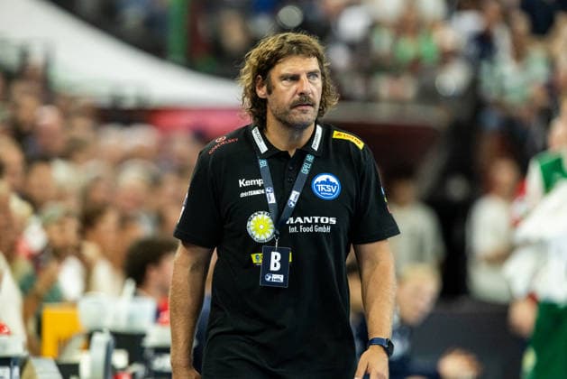 Opel HBL: SG Flensburg-Handewitt vs ThSV Eisenach; 28.08.26 Sebastian Hinze (Trainer ThSV Eisenach) Opel HBL: SG Flensburg-Handewitt vs ThSV Eisenach, GGW Arena am 28.08.26 Copyright: xBEAUTIFULxSPORTS MarioxM.xKobergx