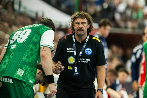 Opel HBL: SG Flensburg-Handewitt vs ThSV Eisenach; 28.08.26 Sebastian Hinze (Trainer ThSV Eisenach) Opel HBL: SG Flensburg-Handewitt vs ThSV Eisenach, GGW Arena am 28.08.26 Copyright: xBEAUTIFULxSPORTS MarioxM.xKobergx