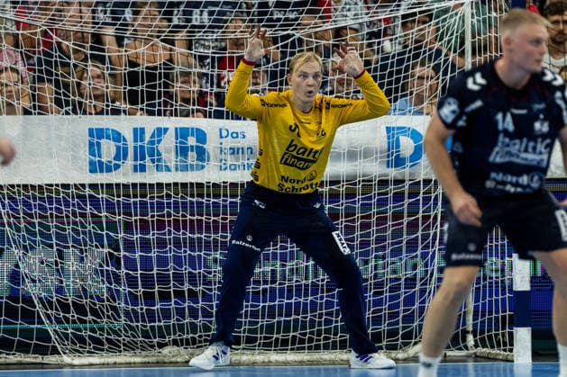 Opel HBL: SG Flensburg-Handewitt vs ThSV Eisenach; 28.08.26 Simon Möller (Nr.30, SG Flensburg-Handewitt) Opel HBL: SG Flensburg-Handewitt vs ThSV Eisenach, GGW Arena am 28.08.26 Copyright: xBEAUTIFULxSPORTS MarioxM.xKobergx