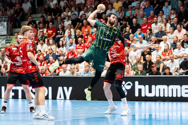 Hamm, Deutschland 28. August 2026: 2. HBL - 2026 2027 - Sp. 1 - ASV Hamm-Westfalen gegen VfL Eintracht Hagen Im Bild: Pouya Norouzinezhad (Hagen) WESTPRESS Arena Nordrhein Westfalen Copyright: xFotostandx xKruczynskix