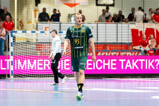 Hamm, Deutschland 28. August 2026: 2. HBL - 2026 2027 - Sp. 1 - ASV Hamm-Westfalen gegen VfL Eintracht Hagen Im Bild: Jan von Boenigk (Hagen) WESTPRESS Arena Nordrhein Westfalen Copyright: xFotostandx xKruczynskix