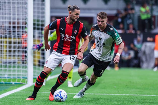 Adrien Rabiot of AC Milan seen in action during Serie A 2026 27 football match between AC Milan and Venezia FC Italy Copyright: xBEAUTIFULxSPORTS Carabellix