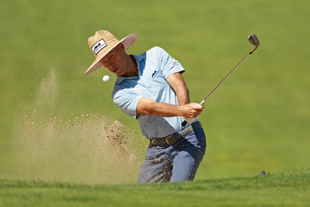 The Ally Challenge GRAND BLANC,MICHIGAN-AUGUST 28: Ben Crane of the United States hits out of the bunker toward the 10th green during the first round of The Ally Challenge presented by McLaren at Warwick Hills Golf & Country Club, Grand Blanc, MI, USA Friday, August 28, 2026. Grand Blanc Michigan United States  Copyright: xJorgexLemusx originalFilename:lemus-theallyc260828_np3bt.jpg