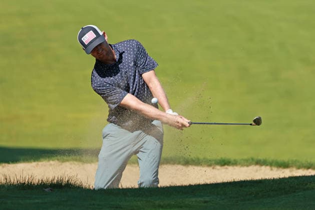 The Ally Challenge GRAND BLANC,MICHIGAN-AUGUST 28: Vaughn Taylor of the United States hits out of the bunker toward the 10th green during the first round of The Ally Challenge presented by McLaren at Warwick Hills Golf & Country Club, Grand Blanc, MI, USA Friday, August 28, 2026. Grand Blanc Michigan United States  Copyright: xJorgexLemusx originalFilename:lemus-theallyc260828_npRT9.jpg