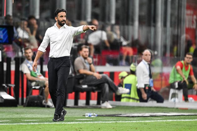 AC Milan v Venezia FC - Serie A 2026 27 Head Coach Ruben Amorim of AC Milan react during the Italian Serie A football match between AC Milan and Venezia FC on 28 of August 2026 at Giuseppe Meazza San Siro Siro stadium in Milan, Italy. Milano Italy  Copyright: xTizianoxBallabiox originalFilename:ballabio-acmilana260828_npJHA.jpg