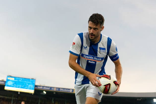 Josip Brekalo (Hertha BSC, 7) 28.08.2026, Eintracht Braunschweig vs Hertha BSC, Fussball, 2. Bundesliga, Eintracht Stadion, Braunschweig DFL regulations prohibit any use of photographs as image sequences and or quasi-video. *** Josip Brekalo, Hertha BSC, August 28, 2026, Eintracht Braunschweig vs. Hertha BSC, soccer, 2. Bundesliga, Eintracht Stadium, Braunschweig. DFL regulations prohibit any use of photographs as image sequences and or quasi-video. Copyright: HMBxMedia xFinnxWeidmann