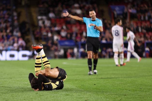 Crystal Palace v Manchester City 28 August 2026, London - Premier League Football - Crystal Palace v Manchester City - Phil Foden of Manchester City rolls over - Photo: Jacques Feeney Offside. London UK Copyright: xJacquesxFeeneyx xOffsidexOffside