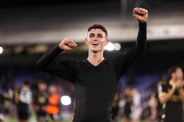 Crystal Palace v Manchester City 28 August 2026, London - Premier League Football - Crystal Palace v Manchester City - Phil Foden of Manchester City celebrates victory - Photo: Jacques Feeney Offside. London UK Copyright: xJacquesxFeeneyx xOffsidexOffside