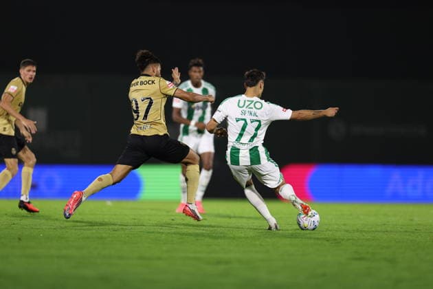 Rio Ave v Sporting Cp - Liga Portugal Vila do Conde, PORTUGAL - AUGUST 28: Omar Richards of Rio Ave in action during the Liga Portugal Betclic 2026 27 match between Rio Ave and Sporting CP at Estadio dos arcos, on August 28, 2026 in Vila do Conde, Portugal. Vila do Conde Portugal  Copyright: xLuisxEirasx originalFilename:eiras-ligaport260828_npKus.jpg