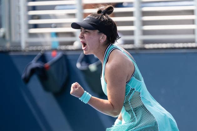 US Open qualifying final round NEW YORK, USA - AUGUST 28: Bianca Andreescu reacts during a women s qualifying singles match final round of the 2026 US Open Championship at USTA Billie Jean King National Tennis Center on August 28, 2026 in Flushing, NY. Bianca Andreescu lost in three sets, she needed twice medical attention during 3rd set and was visibly physically exhausted. Lev Radin Anadolu New York United States. Editorial use only. Please get in touch for any other usage.  Copyright: x2026xAnadoluxLevxRadinx